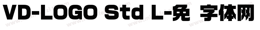 VD-LOGO Std L字体转换